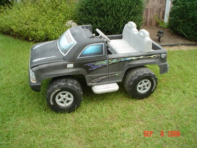 Modified Power Wheels Silverado Lifted And Makeover 7069